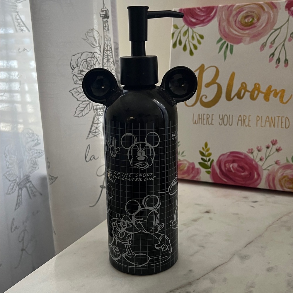 Zrike Disney Mickey Mouse Ceramic Lotion Pump - Black